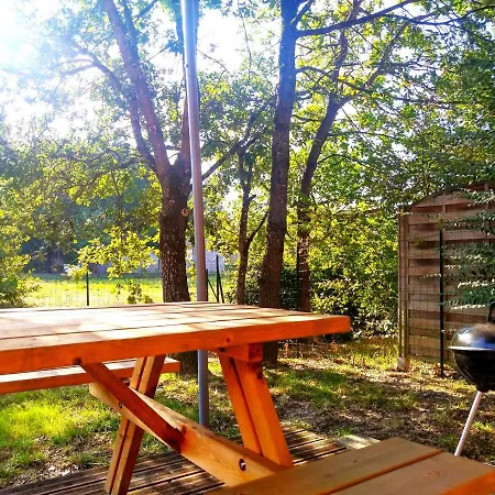 度假居 Le Clos Andree - Charmante Maison 8 Personnes - 5 Lits - Climatisation Reversible Rdc - Parking 3 Vehicules - Garage - Zone Nord - Terrasse Et Jardin *